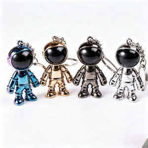 3D Astronaut Robot Keychain