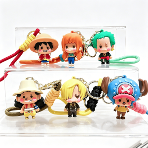 Cute Luffy & Zoro PVC Keychain