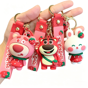 Cartoon Silicone and Resin Keychain