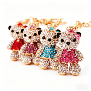 Alloy Rhinestone Car Pendants and Keychains