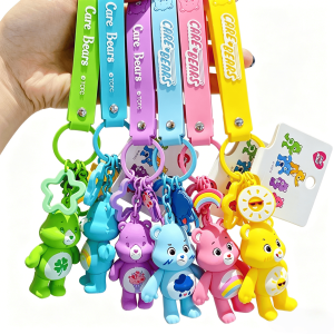 Cute Cartoon-Style Silicone Keychain