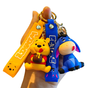 Cartoon Soft PVC Car Keychain